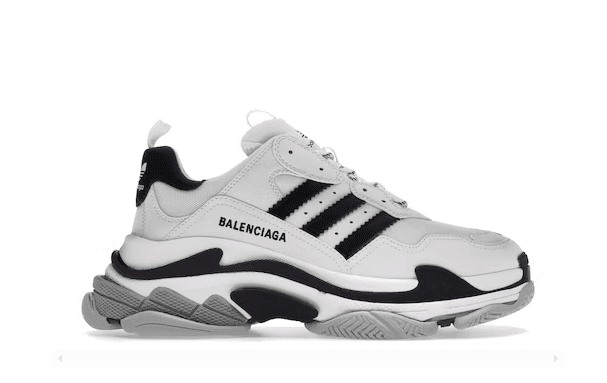 Triple S White Black