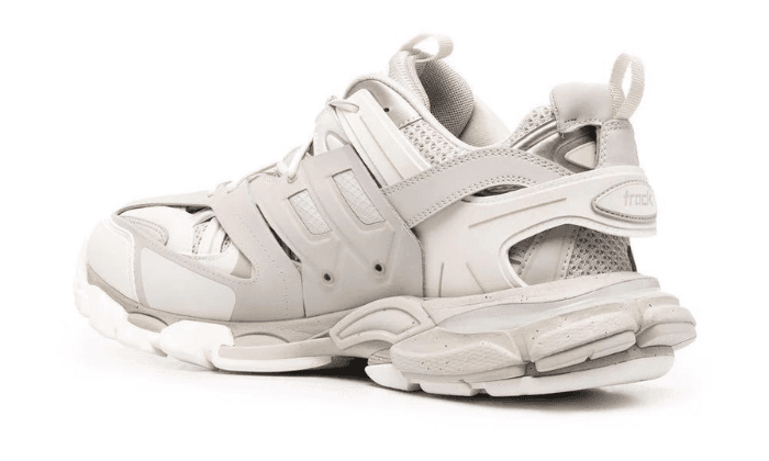 Track layered sneakers