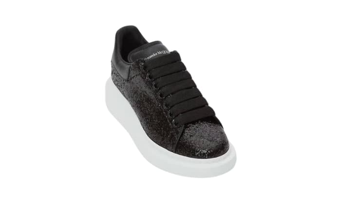 Women’s Glitter Oversized Sneaker in Black