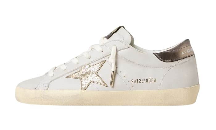 Super-Star con stella in pelle crackle