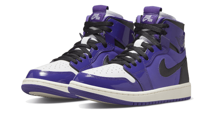 Air Jordan Zoom Air CMFT Court Purple Patent - Retro View | DripMilan Shop