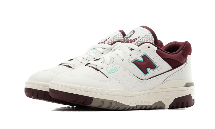 New Balance Burgundy Cyan - Retro View | DripMilan Shop