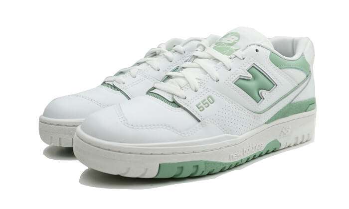 New Balance White Mint Green - Retro View | DripMilan Shop