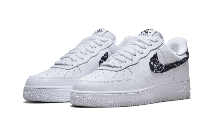 Nike 07 Essential White Black Paisley - Retro View | DripMilan Shop