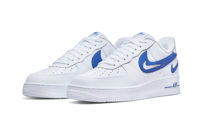Nike 07 FM Cut Out Swoosh White Game Royal - Retro View | DripMilan Shop