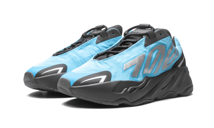 Yeezy MNVN Bright Cyan - Retro View | DripMilan Shop
