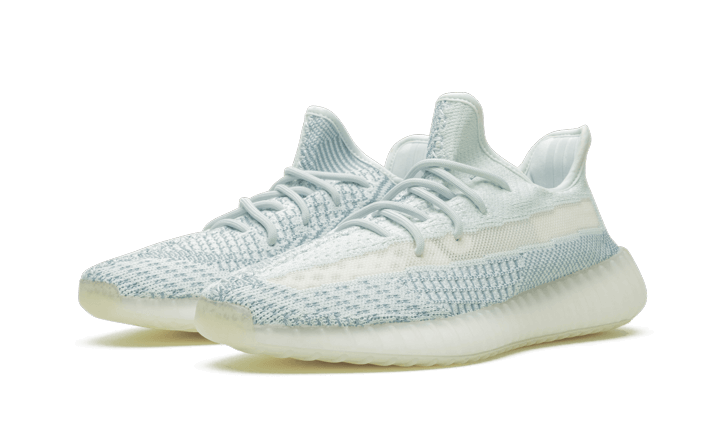 Yeezy Cloud White (Non-Reflective) - Retro View | DripMilan Shop