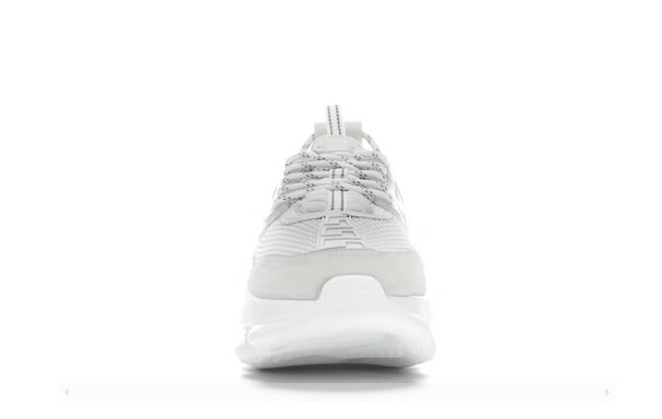 Versace Chain Reaction White Mesh Rubber Suede miniatura 3 su DripMilan