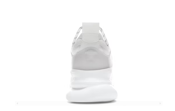 Versace Chain Reaction White Mesh Rubber Suede miniatura 4 su DripMilan