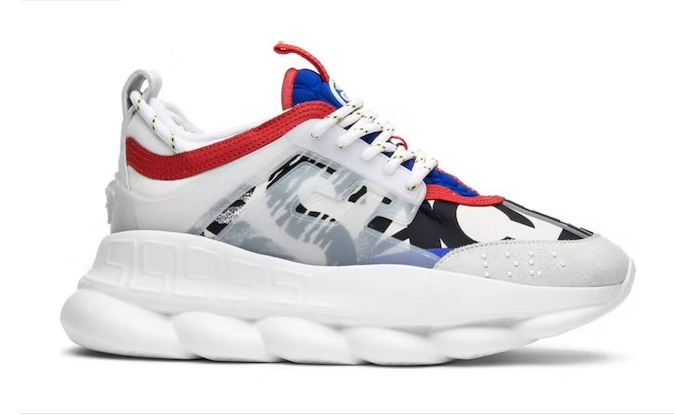 Versace Chain Reaction 2 Chainz White (W) - Retro View | DripMilan Shop
