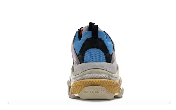 Balenciaga Triple S Grey Red Blue miniatura 4 su DripMilan
