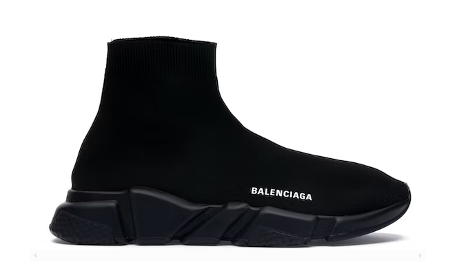 Balenciaga Speed Trainer Black - Retro View | DripMilan Shop