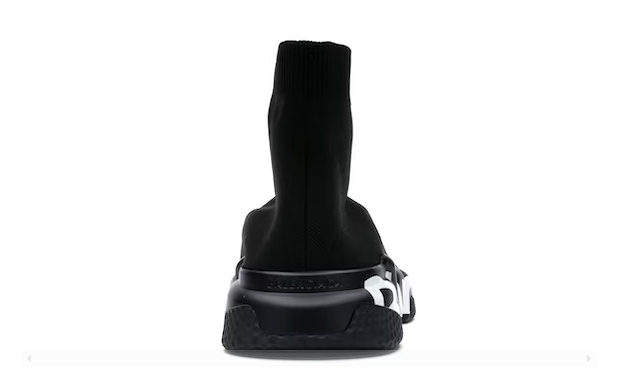 Balenciaga Speed Graffiti Trainers Black miniatura 4 su DripMilan
