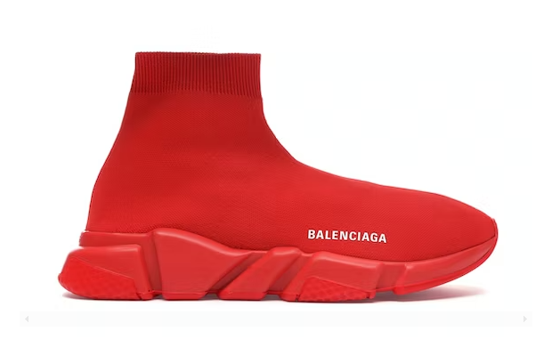 Balenciaga Speed Trainer Red - Retro View | DripMilan Shop