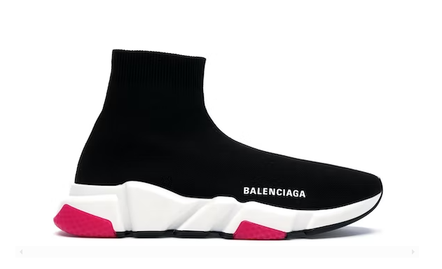 Balenciaga Speed Trainer Black Pink - Retro View | DripMilan Shop