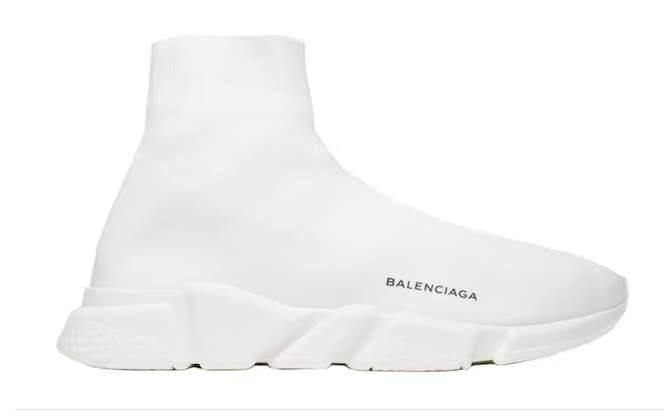 Balenciaga Speed Trainer White - Retro View | DripMilan Shop