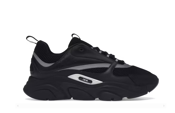 Dior B22 Black Silver - Retro View | DripMilan Shop