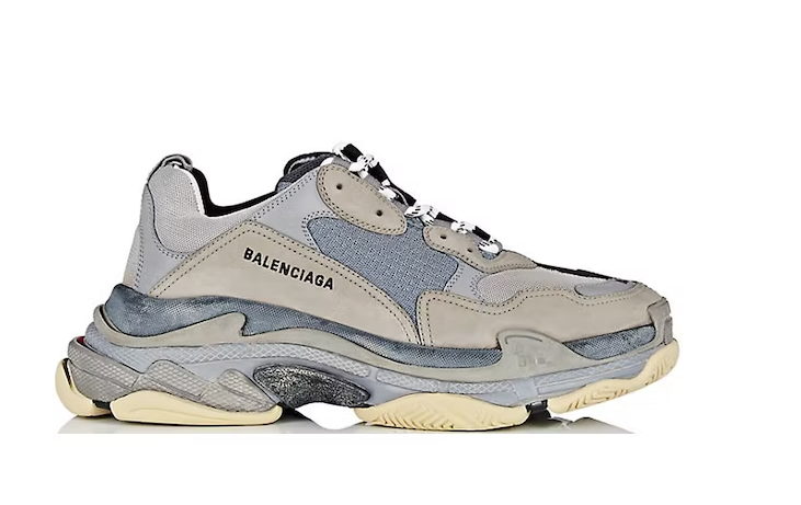 Balenciaga Triple S Split Black Grey - Retro View | DripMilan Shop