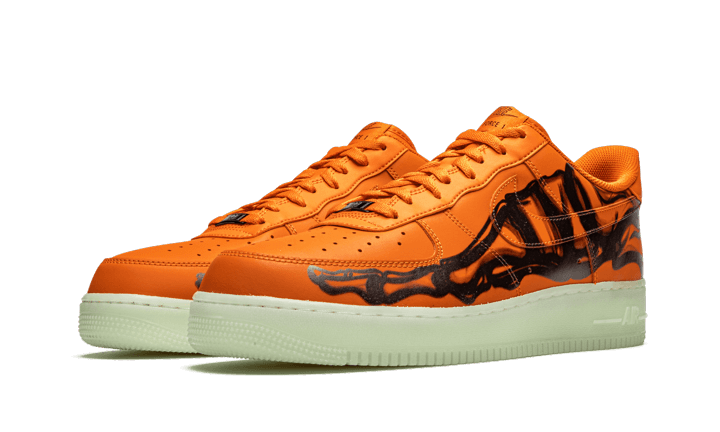 Nike Orange Skeleton Halloween - Retro View | DripMilan Shop