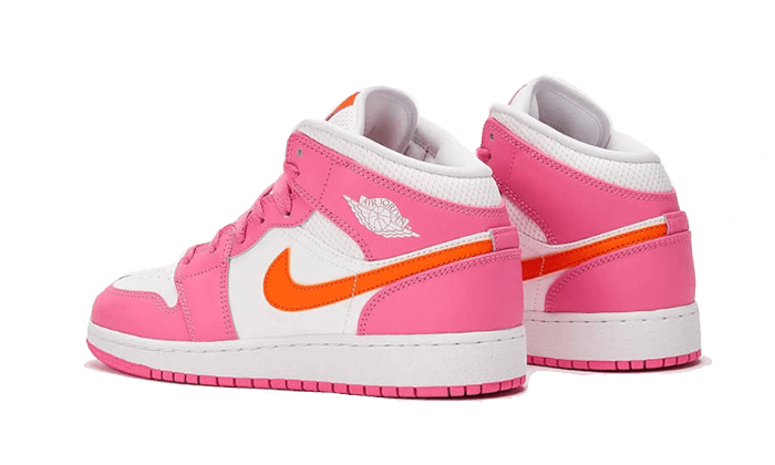 Air Jordan Mid Pinksicle Safety Orange - Retro View | DripMilan Shop