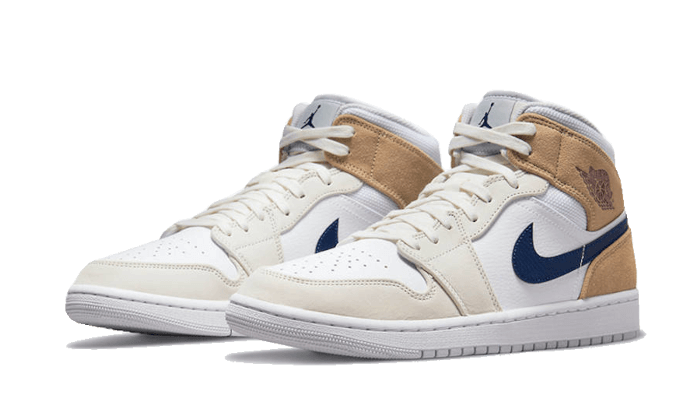 Air Jordan Tan Suede Navy miniatura 3 su DripMilan