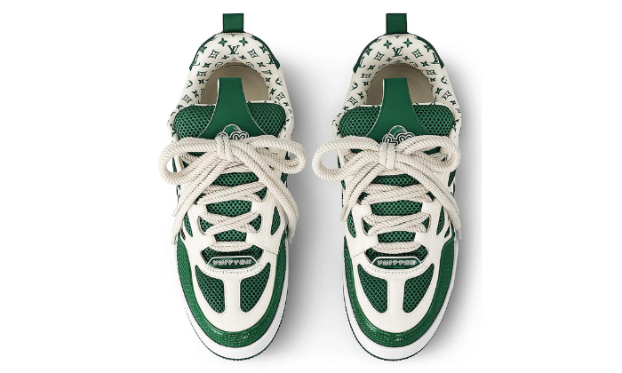 Louis Vuitton Skate Monogram Green - Retro View | DripMilan Shop