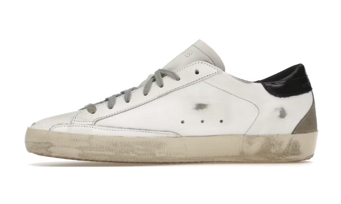 Golden Goose White Black - Retro View | DripMilan Shop