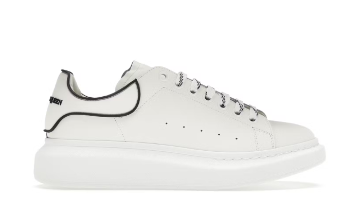 Alexander McQueen White Black Trim - Retro View | DripMilan Shop
