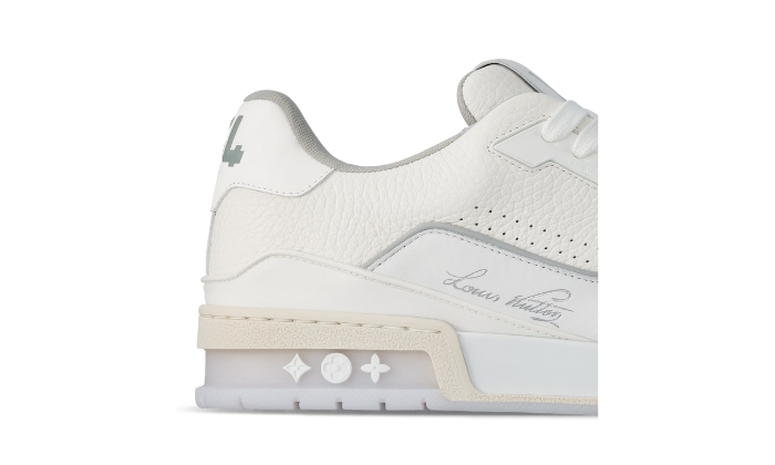 Louis Vuitton Trainer white grey miniatura 3 su DripMilan