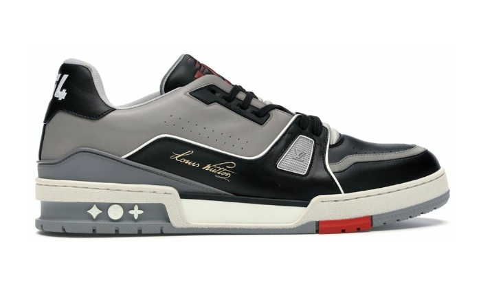 Louis Vuitton Sneaker Bassa Nero Grigio - Retro View | DripMilan Shop