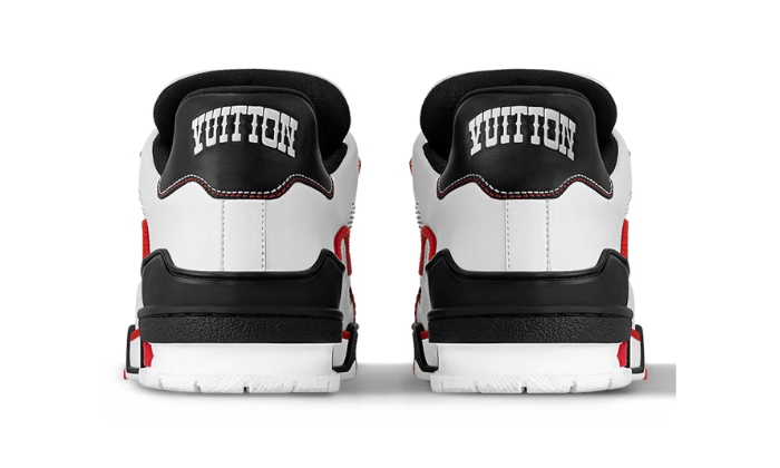 Louis Vuitton Trainer White Red Black miniatura 3 su DripMilan