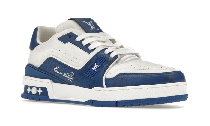 Louis Vuitton Signature Blu Bianco miniatura 3 su DripMilan