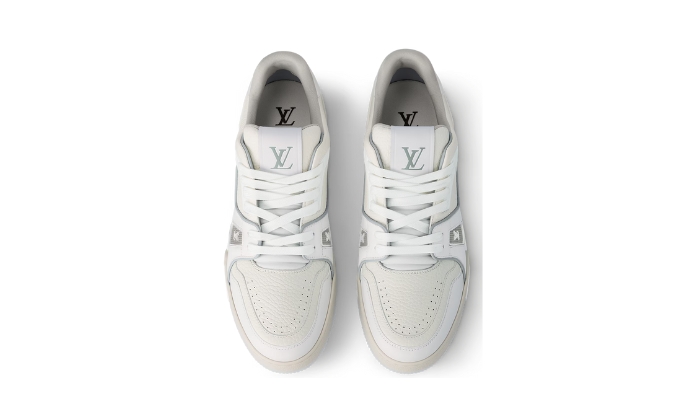 Louis Vuitton Trainer white grey - Retro View | DripMilan Shop