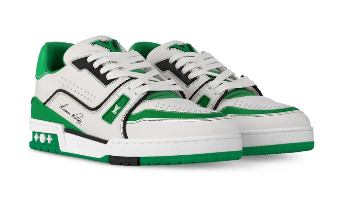 Louis Vuitton Trainer Green miniatura 4 su DripMilan