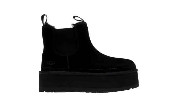 UGG Neumel Platform Chelsea nero (donna) - Retro View | DripMilan Shop