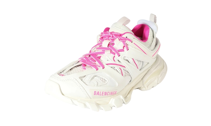 Balenciaga Track Sneaker White Fluo Pink - Retro View | DripMilan Shop
