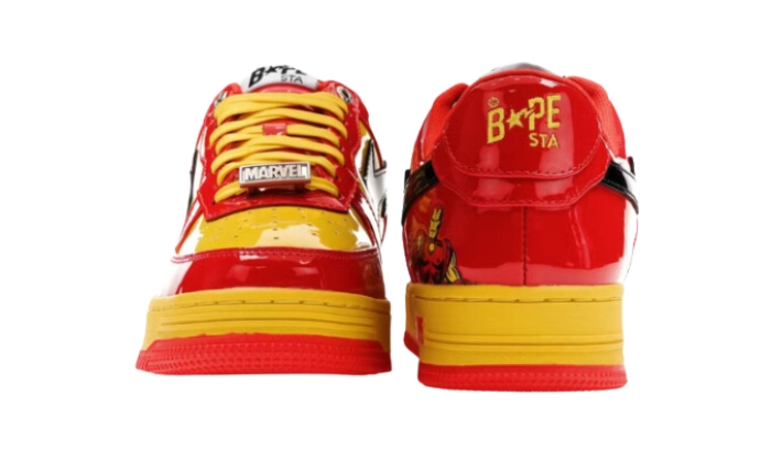 Bapesta Marvel Comics Iron Man (2022) - Retro View | DripMilan Shop