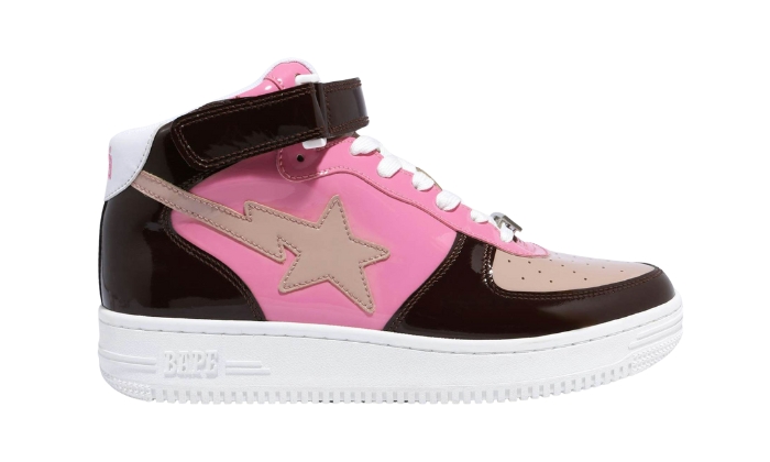 Bapesta Brown Pink Tan (2020) - Retro View | DripMilan Shop