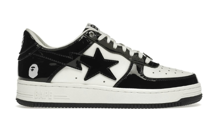 Bapesta A Bathing Ape BS Black - Retro View | DripMilan Shop