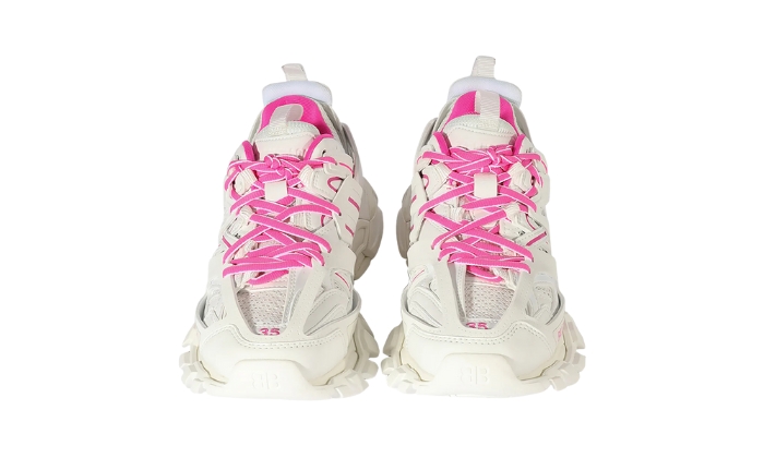 Balenciaga Track Sneaker White Fluo Pink miniatura 3 su DripMilan