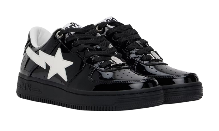 Bapesta Low-top patent leather miniatura 3 su DripMilan