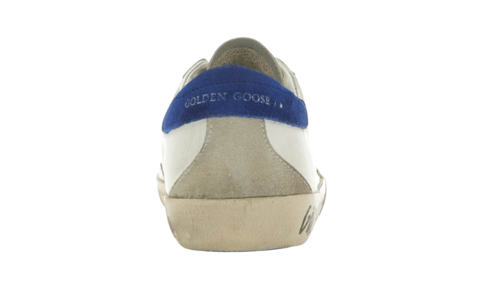 Golden Goose Super-Star bianco blu serpente miniatura 4 su DripMilan