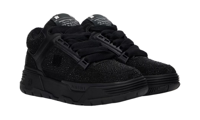 Amiri Black Crystal MA-1 Sneakers - Retro View | DripMilan Shop