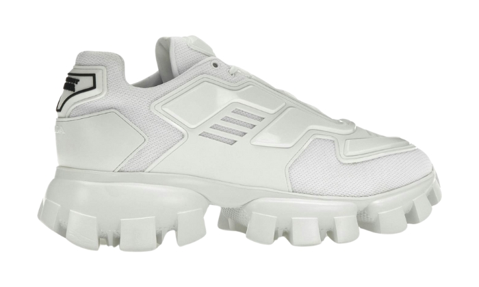 Prada Thunder Knit White - Retro View | DripMilan Shop