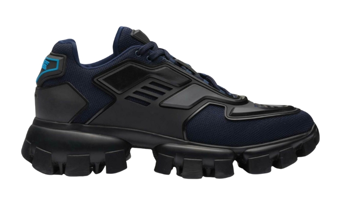 Prada Thunder Technical Fabric Navy/Black - Retro View | DripMilan Shop