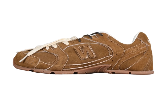 Miu Miu Suede Sneakers Cinnamon miniatura 5 su DripMilan