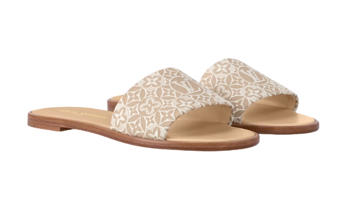 Ciabatte Lily Mules Bassi Beige - Retro View | DripMilan Shop