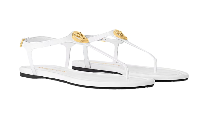 Ciabatte Sunkiss Sandali Bassi Bianco - Retro View | DripMilan Shop