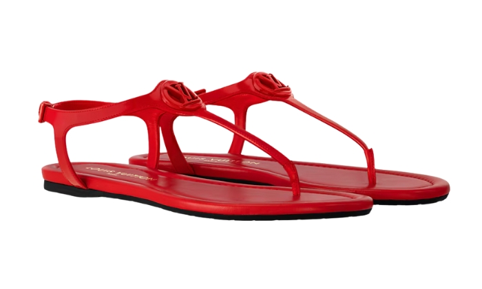 Ciabatte Sunkiss Sandali Bassi Rosso - Retro View | DripMilan Shop