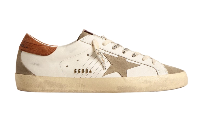 Golden Goose Star with suede star and brown leather heel tab - Retro View | DripMilan Shop